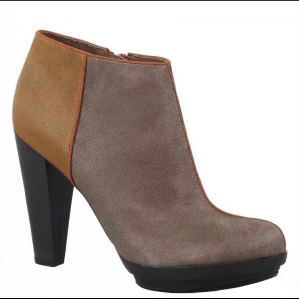 Lela Rose for Payless Color-block Ankle Boots